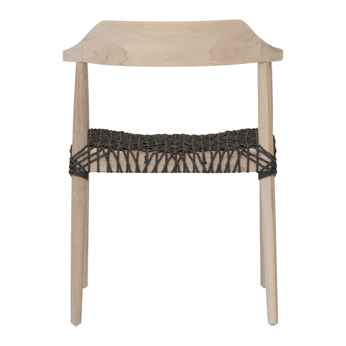 SWENI HORN ROPE ARMCHAIR | CHARCOAL