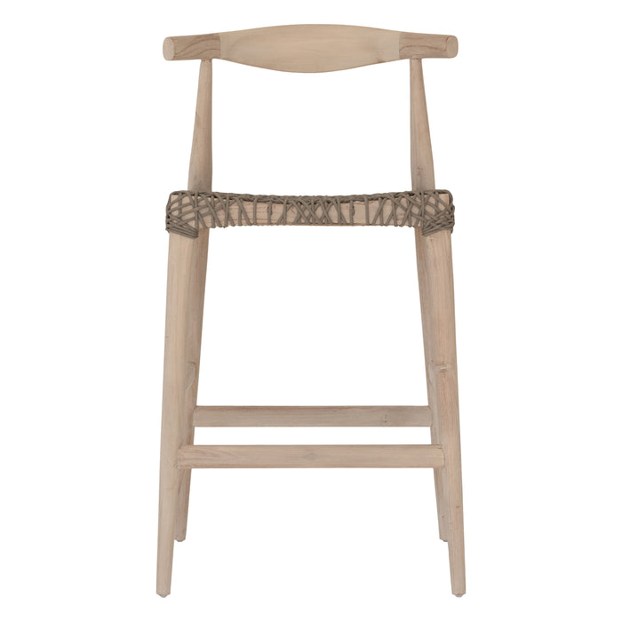 SWENI HORN ROPE BARCHAIR | TAUPE