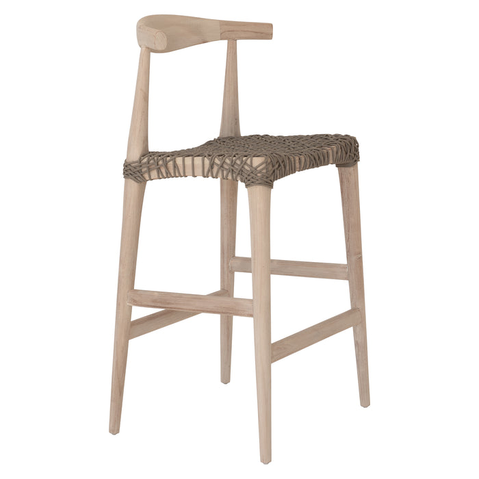 SWENI HORN ROPE BARCHAIR | TAUPE