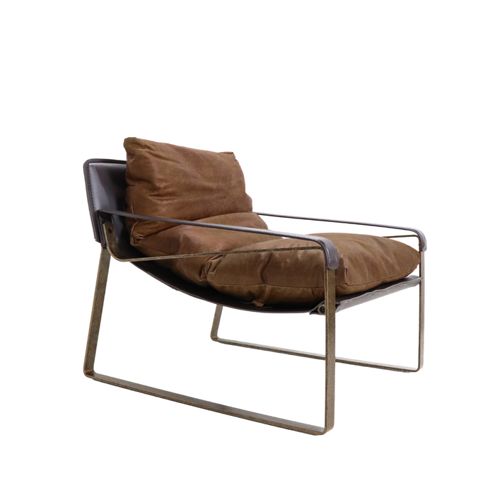 BAILEY LEATHER SLING CHAIRS