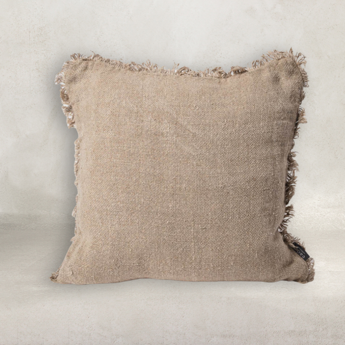 Bedouin Fringe Cushion | Natural