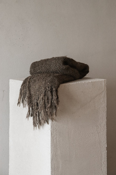 Awa Banana Silk Throw | Dune