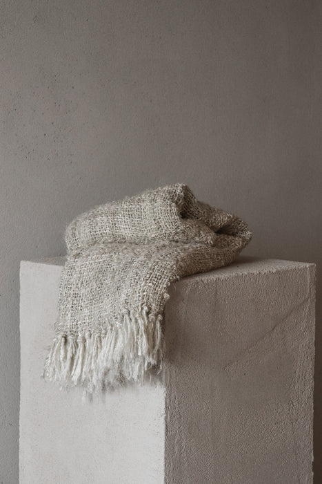 Awa Banana Silk Throw | Sand