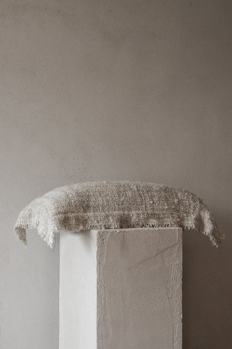 Awa Banana Silk Cushion | Long Lumbar | Sand