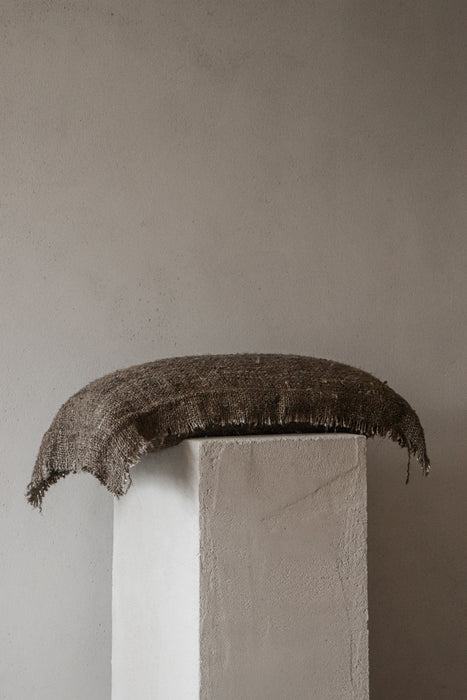 Awa Banana Silk Cushion | Long Lumbar | Dune