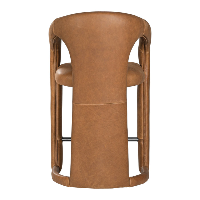Fikile Barchair | Leather | Cera Brown