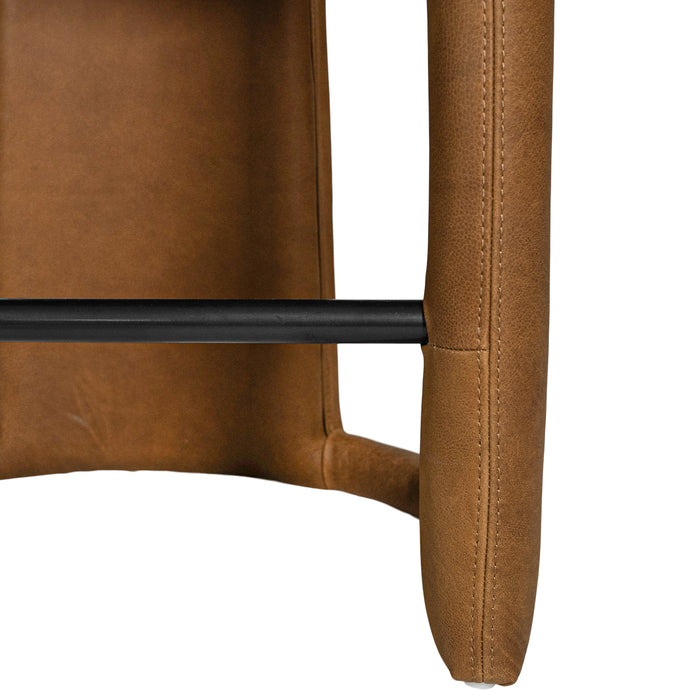 Fikile Barchair | Leather | Cera Brown