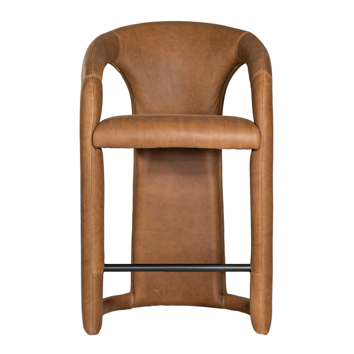 Fikile Barchair | Leather | Cera Brown
