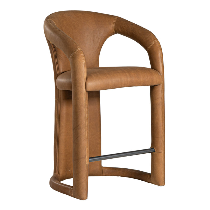 Fikile Barchair | Leather | Cera Brown