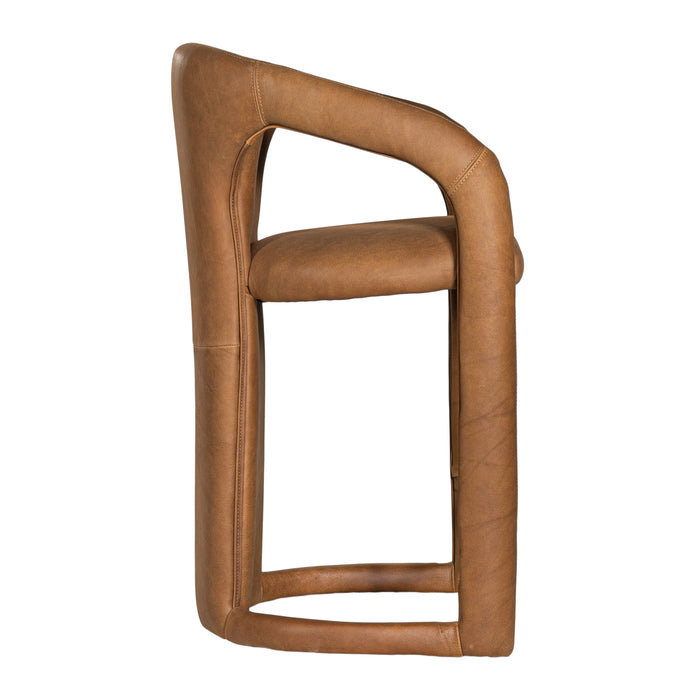 Fikile Barchair | Leather | Cera Brown