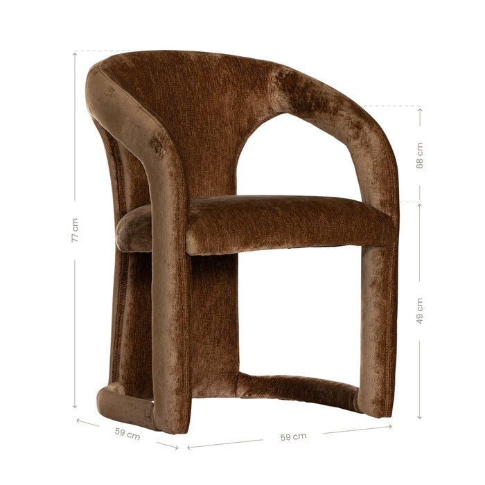Fikile Dining Chair | Bronze