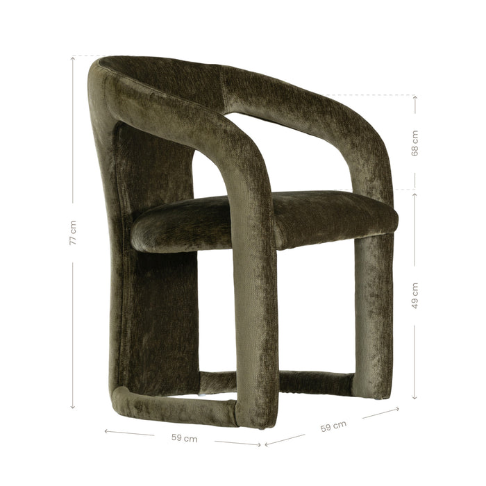 Fikile Dining Chair | Bronze