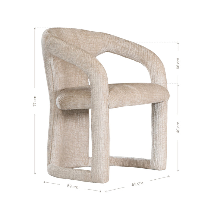 Fikile Dining Chair | Bronze