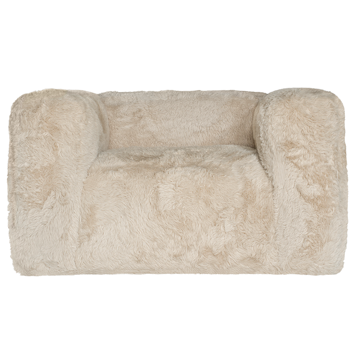 Harlow Fur Luxe Sofa | One Seater