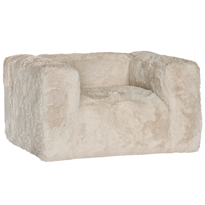 Harlow Fur Luxe Sofa | One Seater