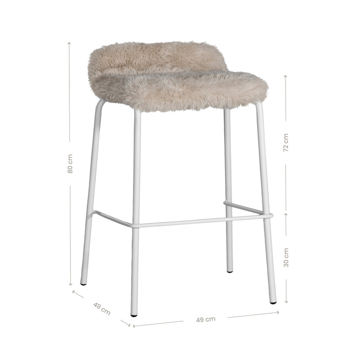 Hotham Barchair | Fur Luxe