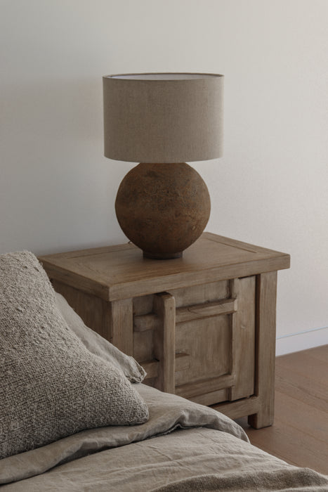 Bulu Elm Bedside Left Hand Door | Natural