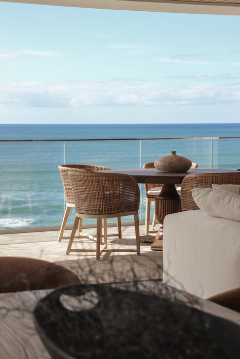 Tula Dining Chair | PolyRattan | Natural
