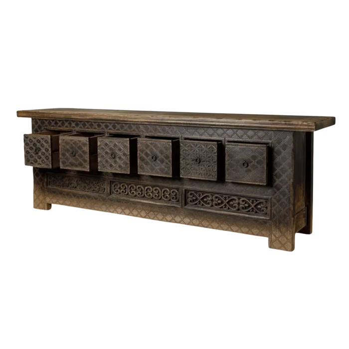 The Jali Sideboard Coffer Blackened