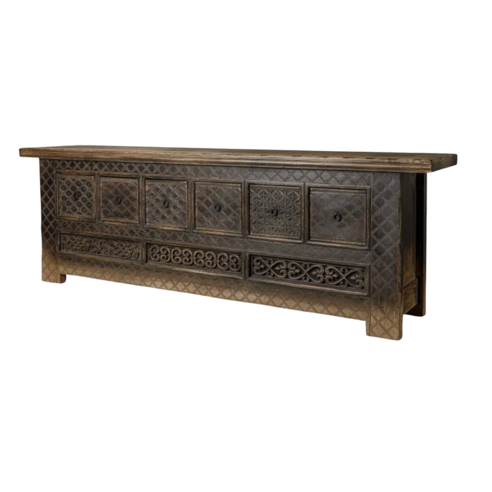 The Jali Sideboard Coffer Blackened