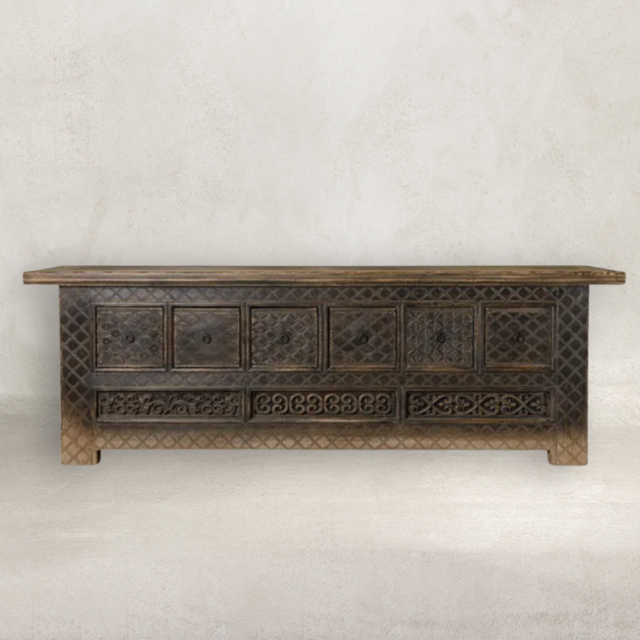 The Jali Sideboard Coffer Blackened