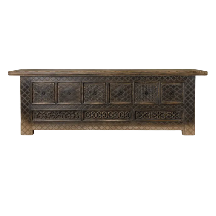 The Jali Sideboard Coffer Blackened