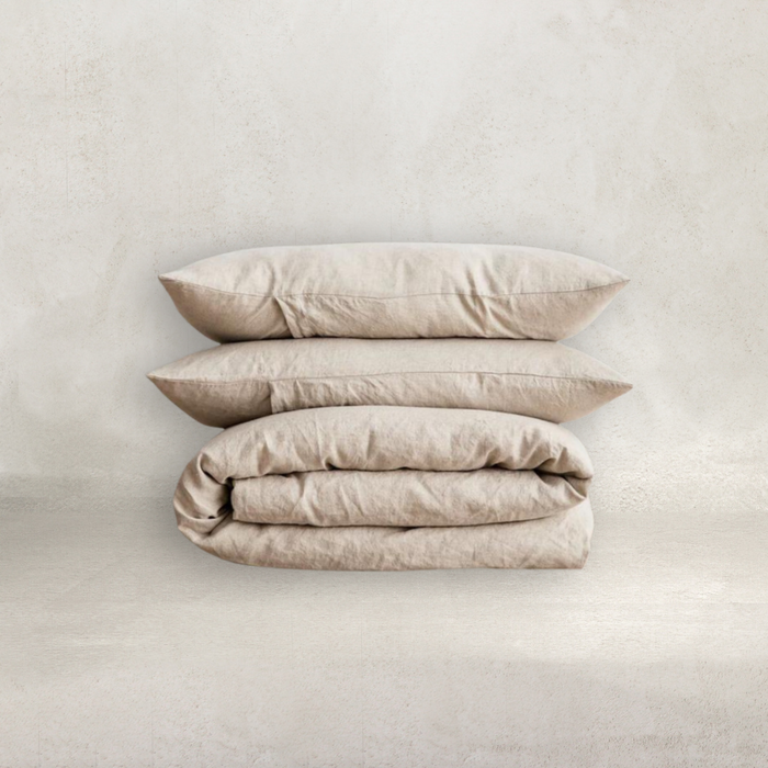 Linen Duvet Cover Set | Natural