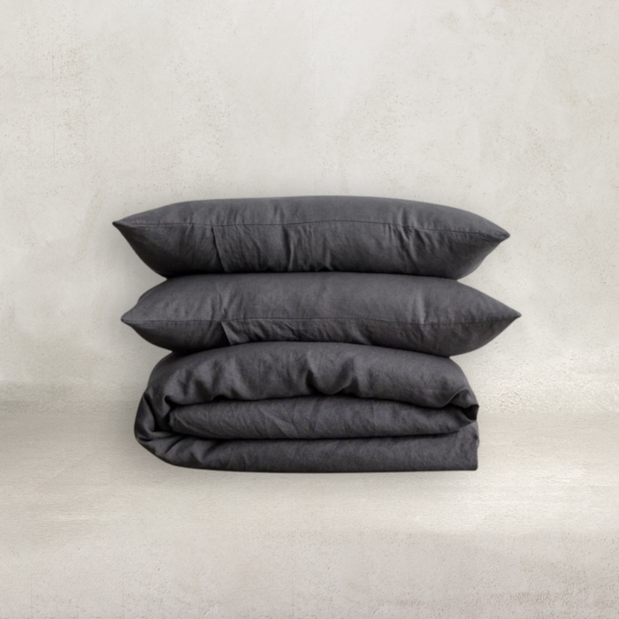 Linen Duvet Cover Set | Slate