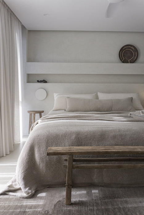 Heavyweight Linen Bed Cover