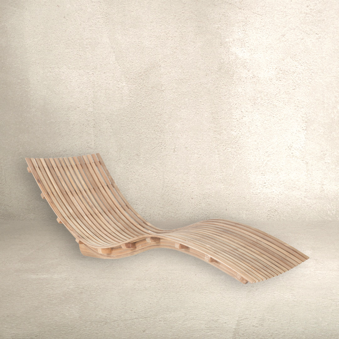 Mykonos Sun Lounger | Teak