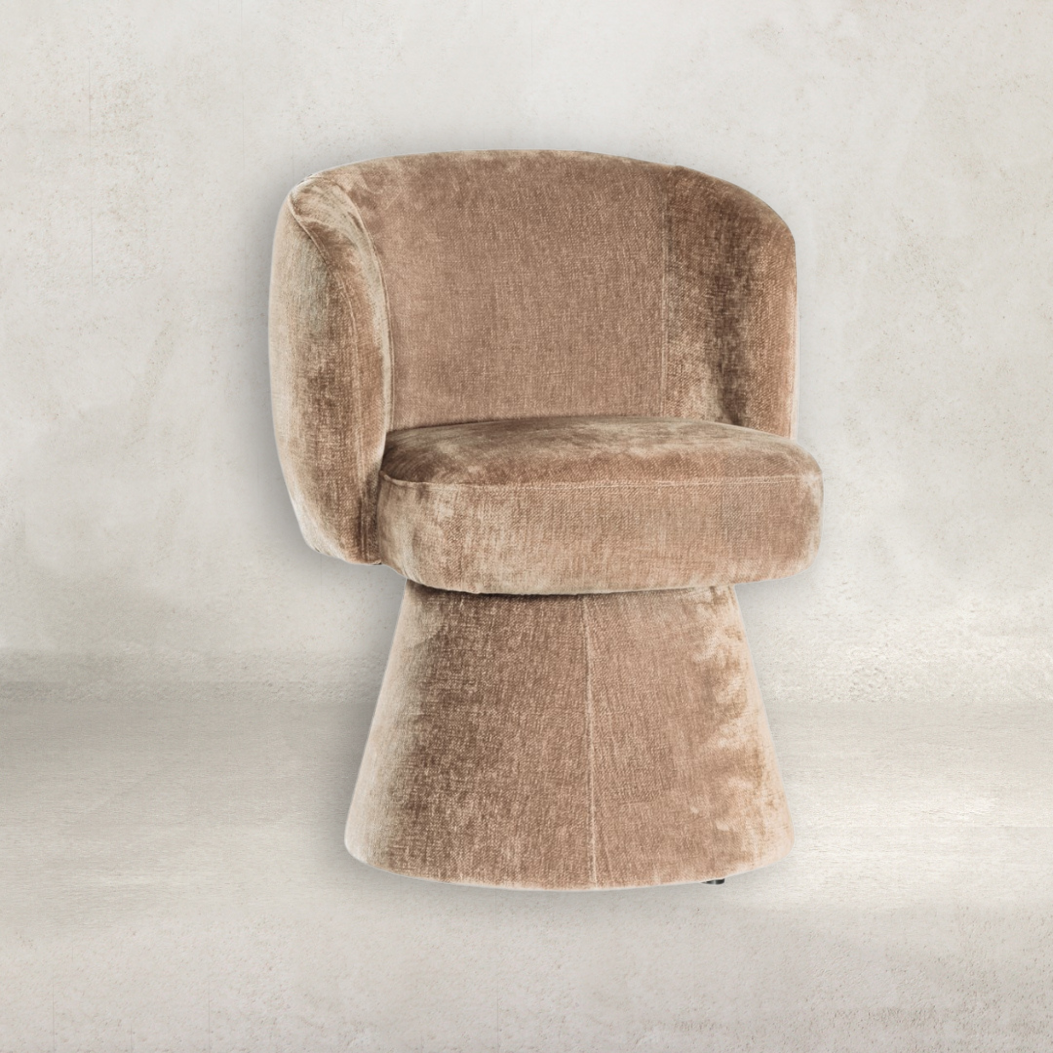 Malfi Swivel Dining Chairs | Bronze