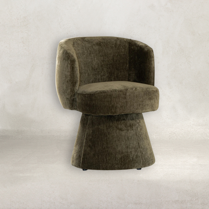 Malfi Swivel Dining Chairs | Glam Luxe
