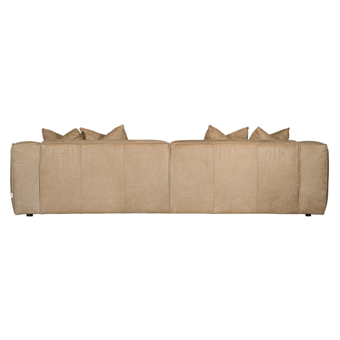 Malta Four Seater Leather Sofa