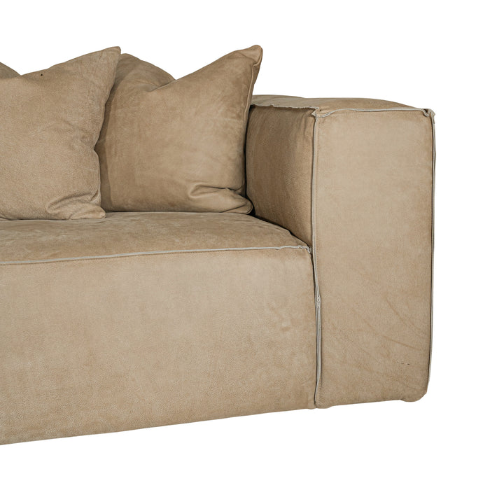Malta Four Seater Leather Sofa