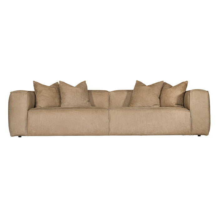 Malta Four Seater Leather Sofa