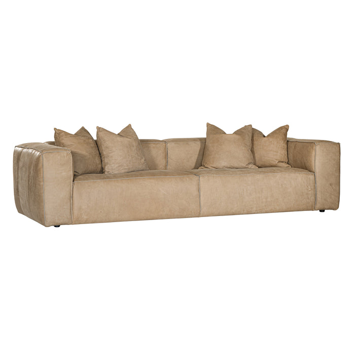 Malta Four Seater Leather Sofa
