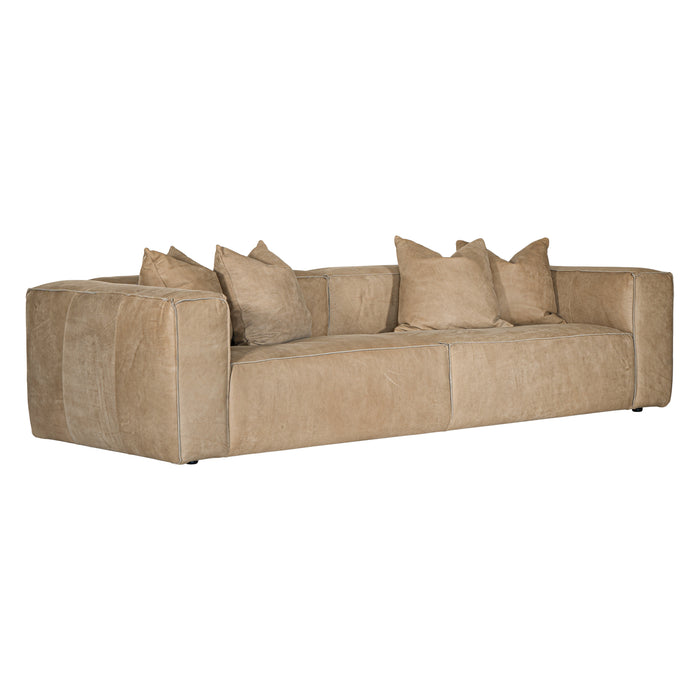 Malta Four Seater Leather Sofa