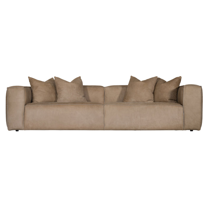 Malta Four Seater Leather Sofa