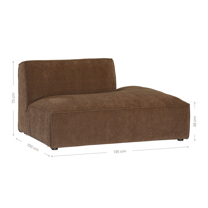 Manson Sofa | RHF Chaise | Cocoa