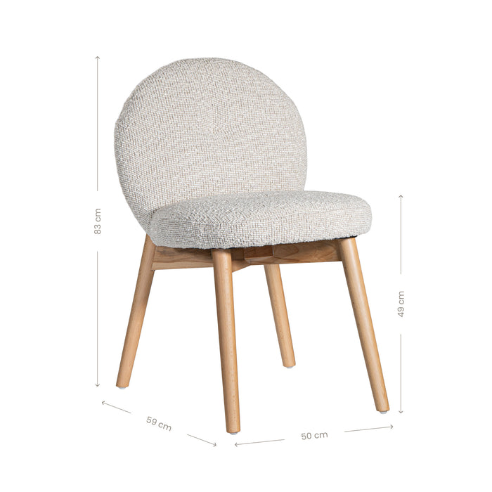 Montego Dining Chair | Alabaster