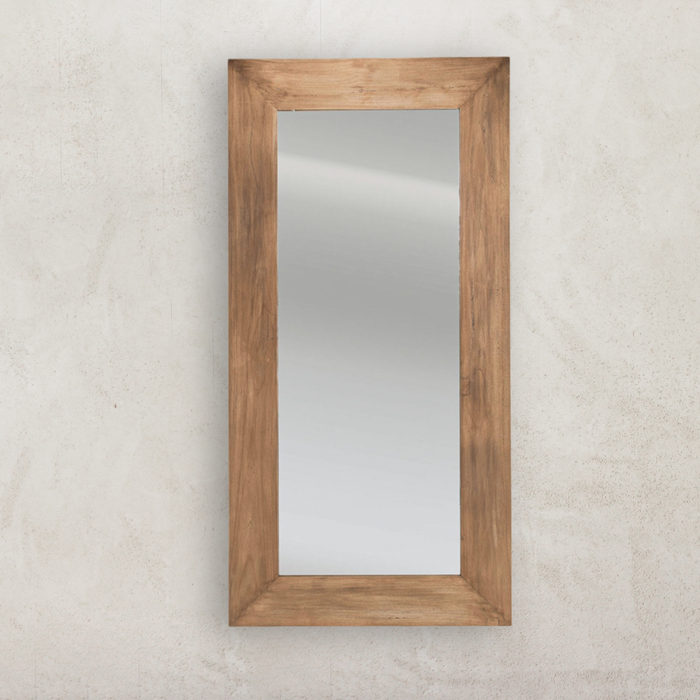 Natural Weathered Teak Mirror