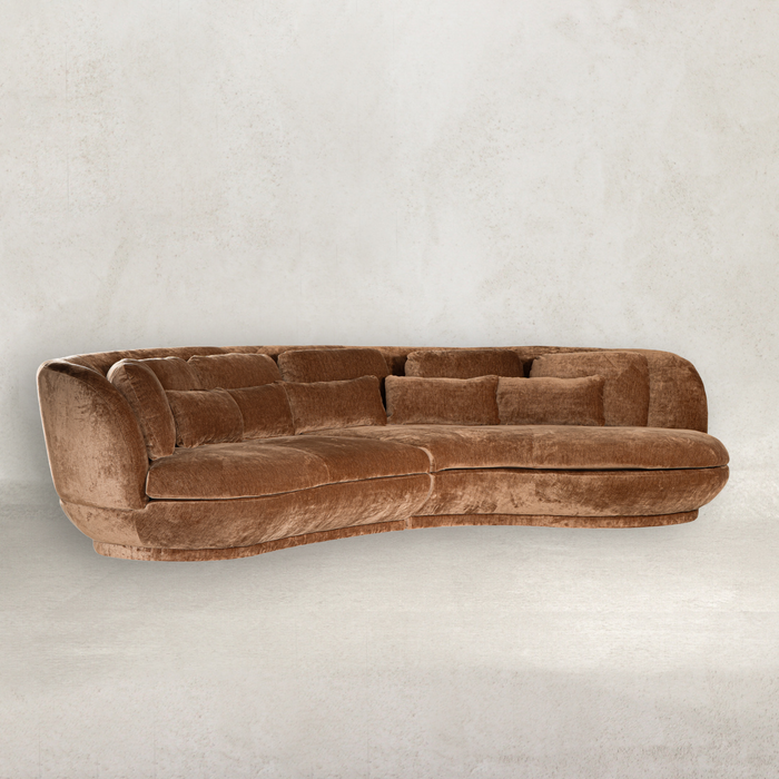 Nesta Sculptural Sofa | Sand Mirage