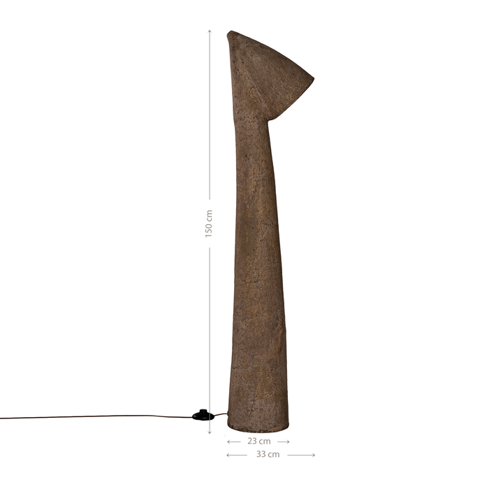 Nhara Floor Lamp | Dark Roast