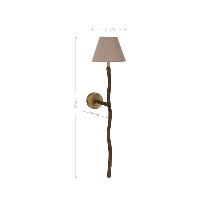 Nuuri Sconce| Dark Roast
