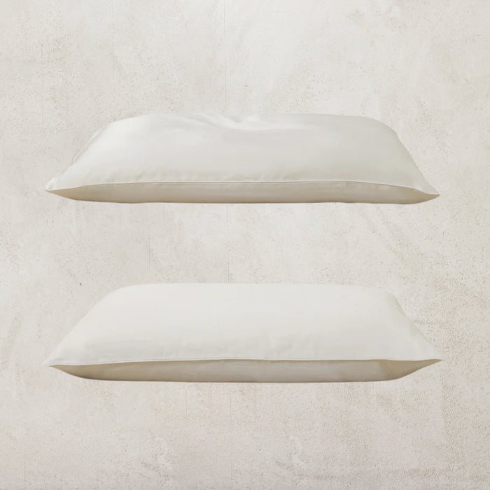 Silk / Linen Flip Pillowcase │ Ivory