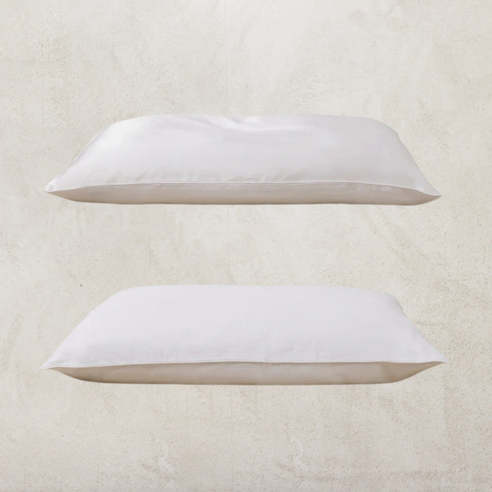 Silk / Linen Flip Pillowcase │ White