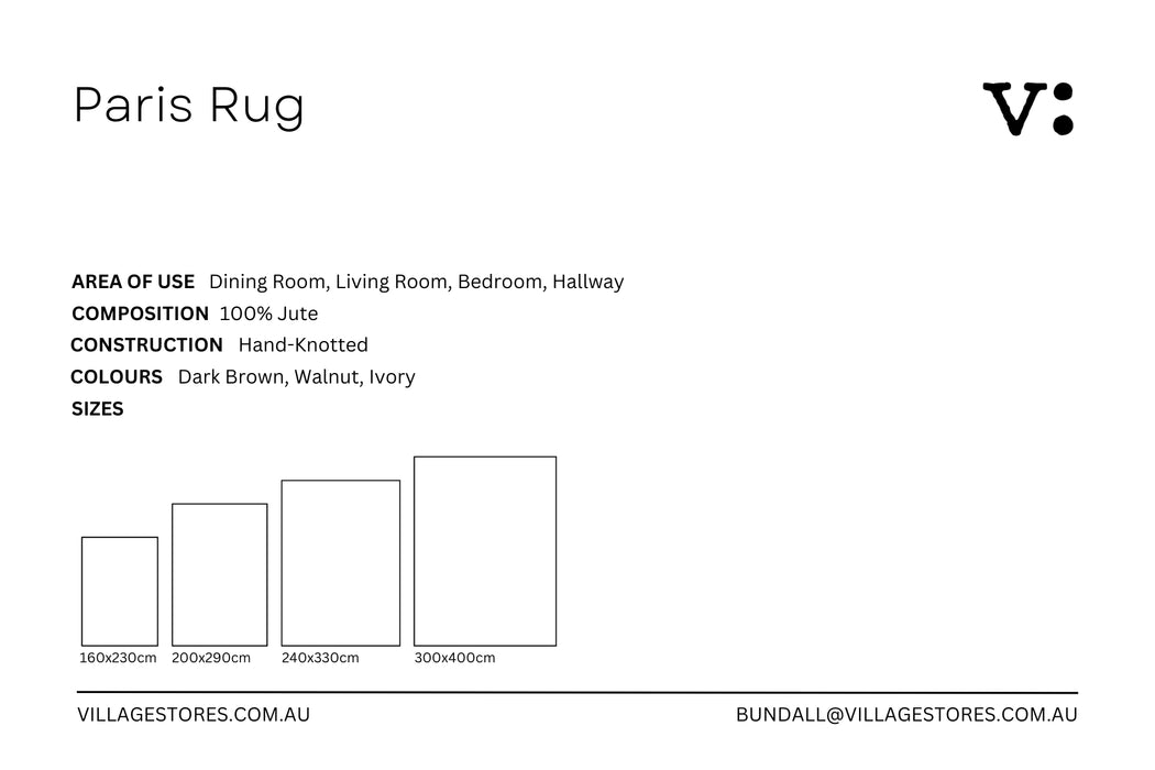 Paris Rug | Walnut
