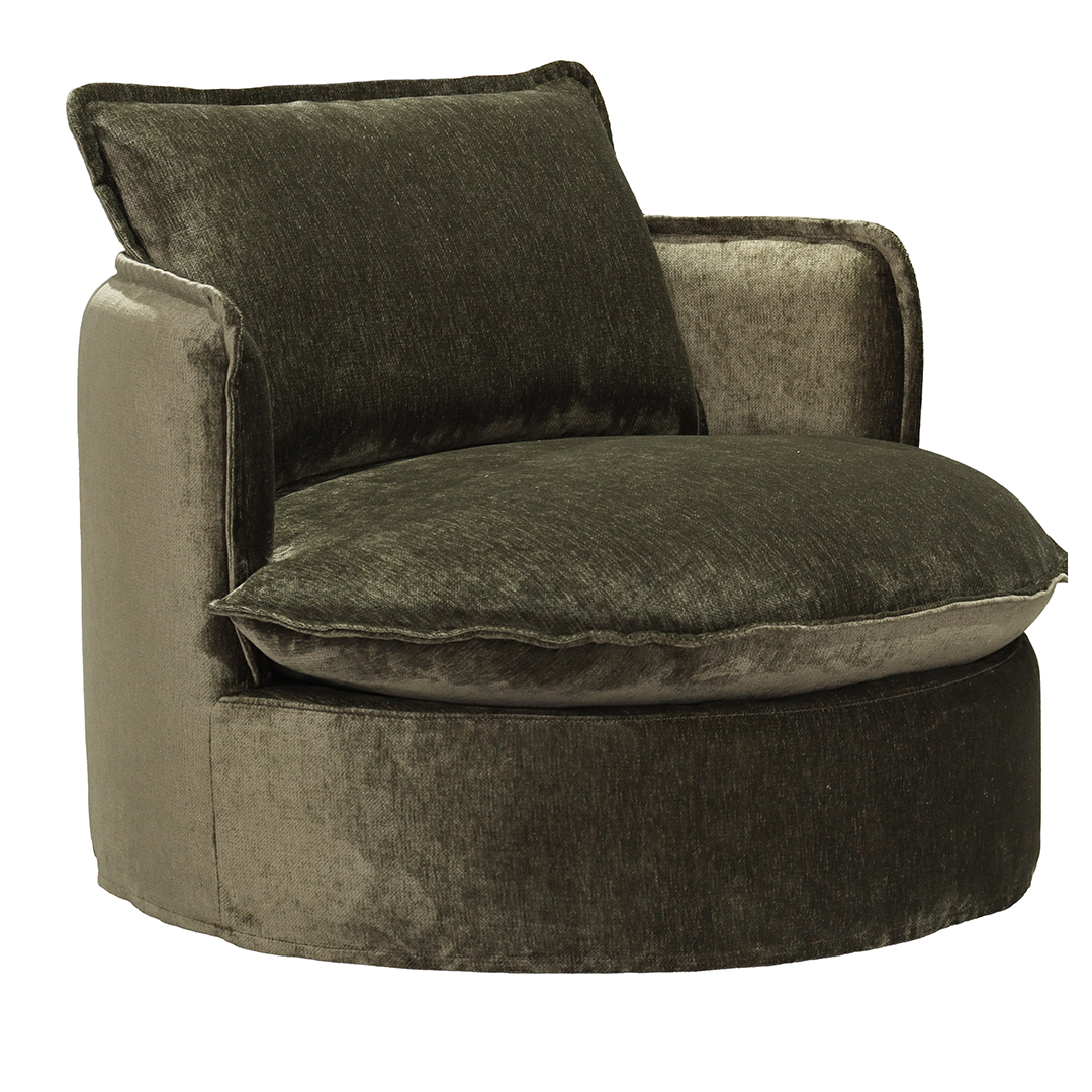 Sabora Swivel Chair | Herb