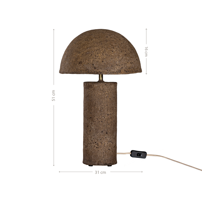 Samrah Table Lamp | Dark Roast