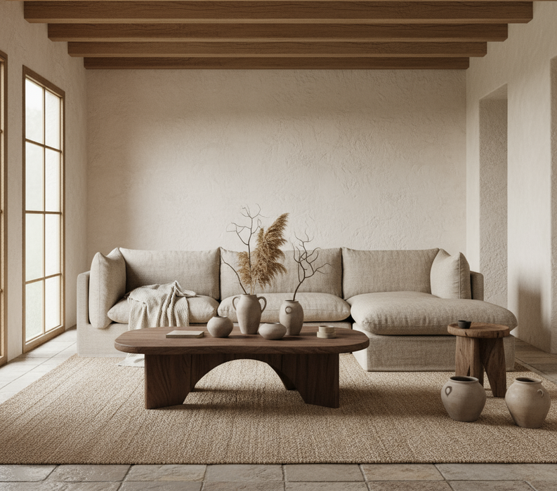 Solange Modular Sofa | 3 Seater with Ottoman